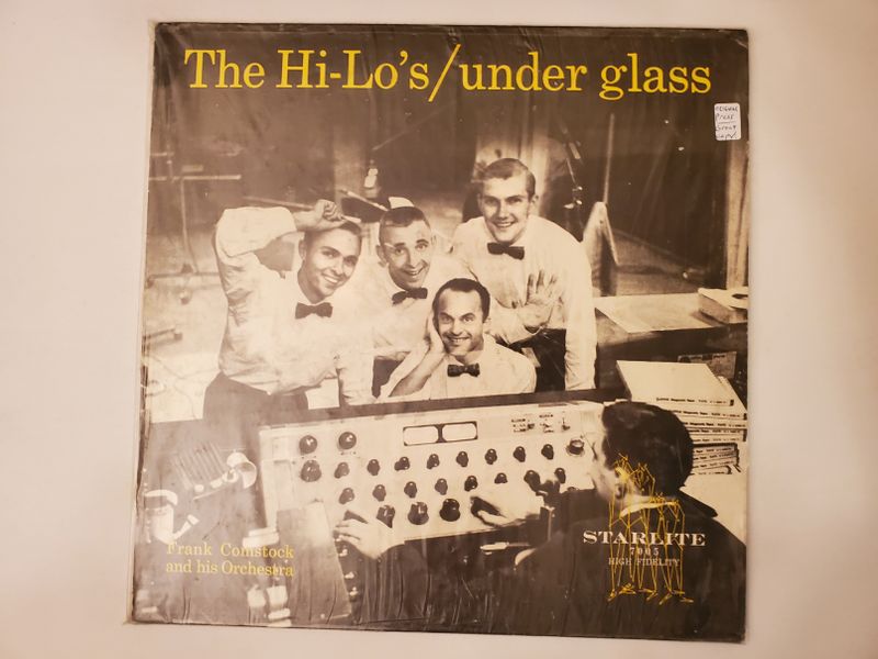 The Hi-Lo's (with Frank Comstock and his Orchestra) Under Glass vinyl record